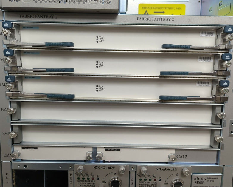 Pair of Cisco Nexus 7000 N7K-C7010 10-Slot Switch Chassis No Modules No Cables