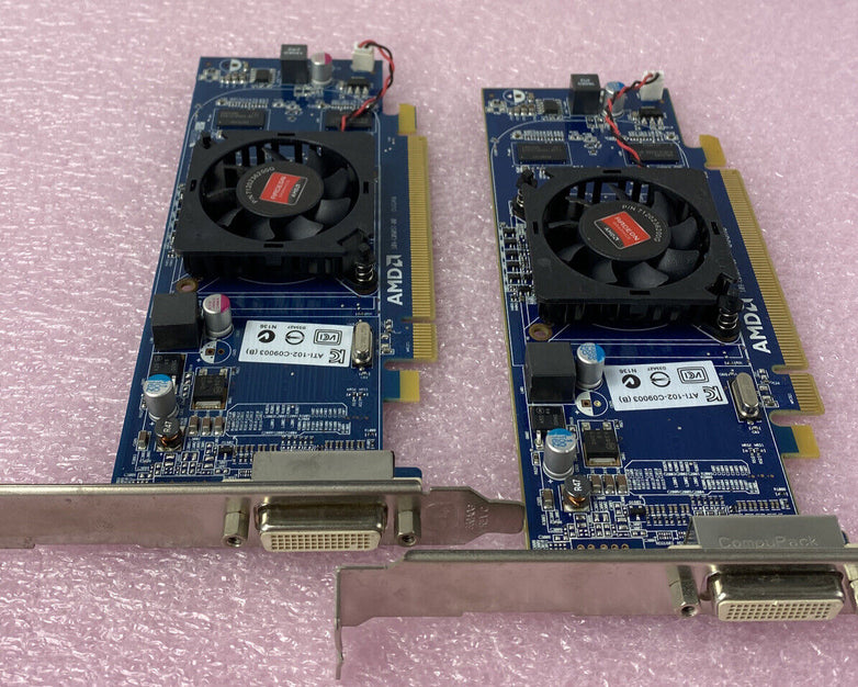 Lot( 2 ) Dell 0XF27T AMD Radeon HD5450 512MB DMS-59 PCIe Video Graphics Card