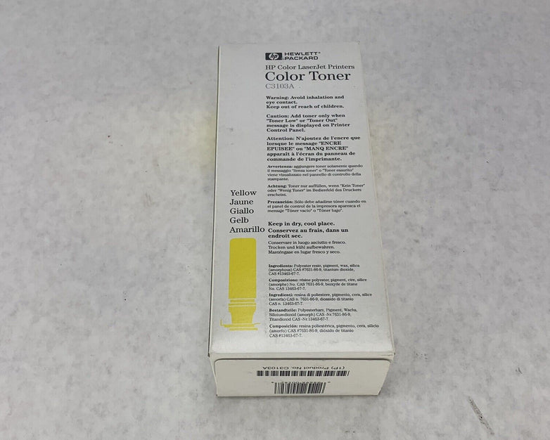 HP Color LaserJet Printers Color Toner C3103A Yellow Color LaserJet 5(M)