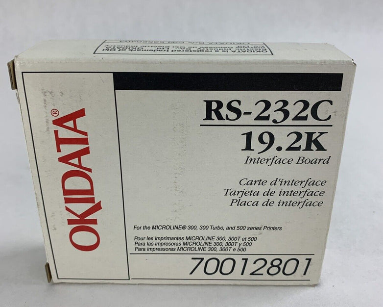 New Box Opened Okidata RS-232C SERIAL 19.2K Interface Board Card