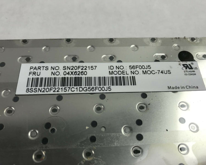 Lenovo Chromebook MOC-74US Keyboard 04X6260