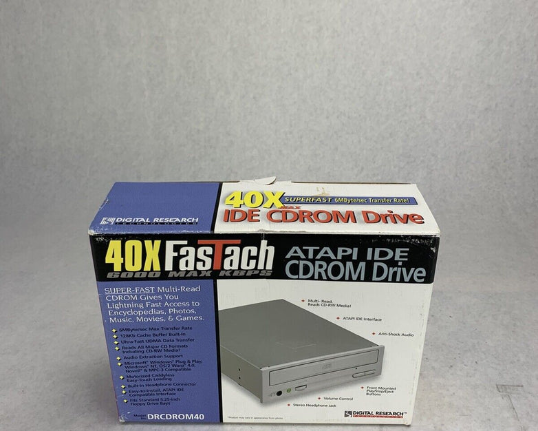 Digital Research 40x Fastach Atapi Ide CDROM Drive DRCDROM40
