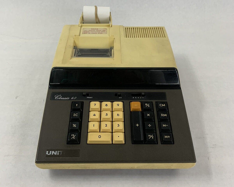 Vintage Unitrex Classic 40 Calculator