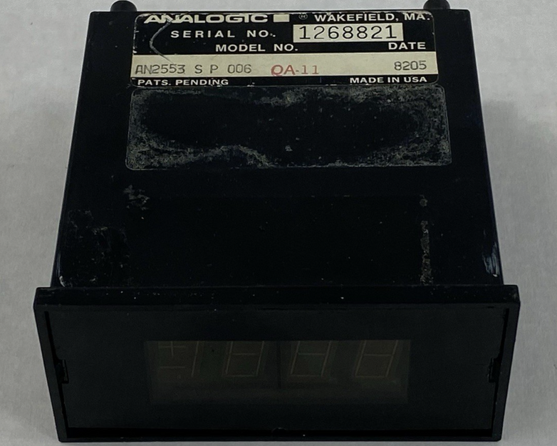 Analogic AN2553 QA-11 Digital Panel Instrument
