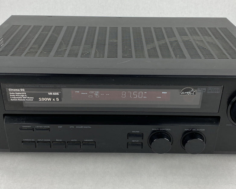 Kenwood VR-605 Audio Video Surround Receiver No Remote
