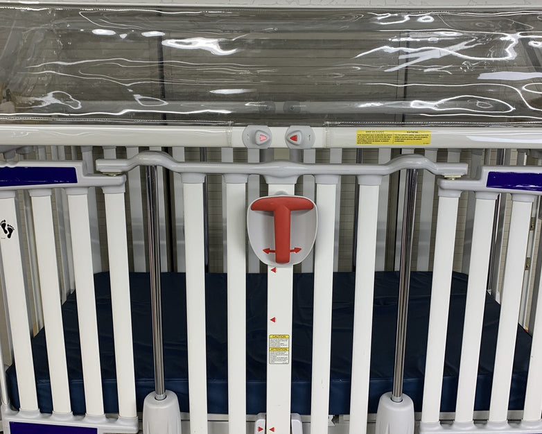 Stryker Cub FL19H Pediatric Crib with Mattress and FA64183 Retractable Top
