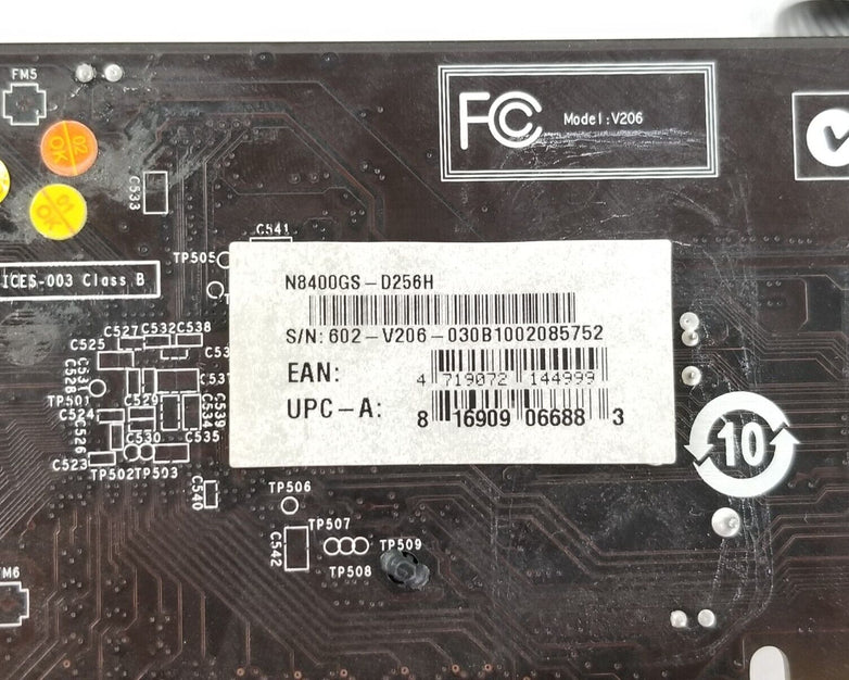 MSI GeForce 8400GS N8400GS-D256H 256MB GDDR2 PCIe 2.0 Graphics Card