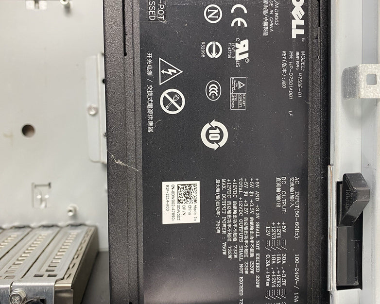 Dell XPS 630i ATX Full Tower Gaming Computer Case with 750W Power Supply