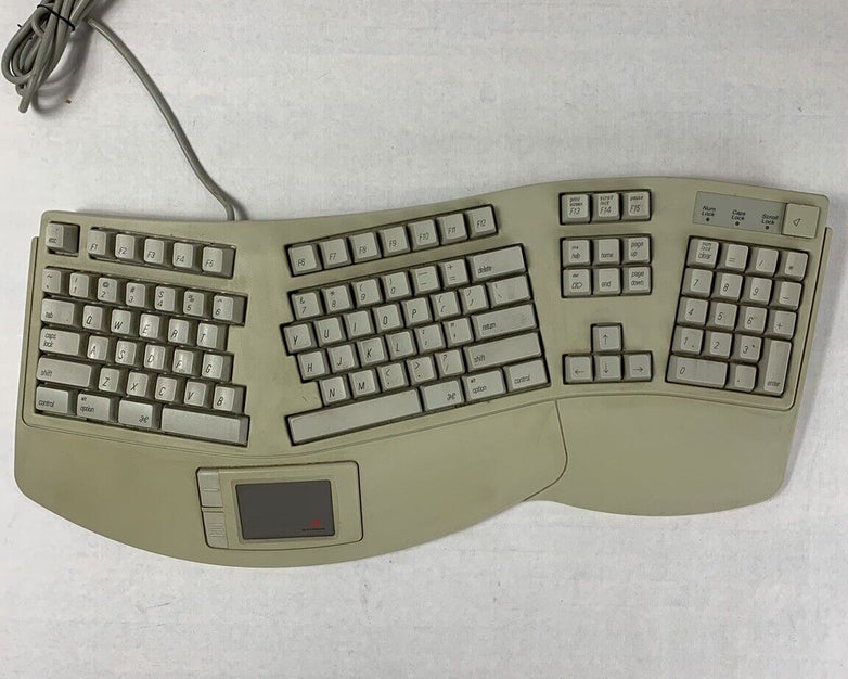 Mac Extend Ergonomic Mechanical Keyboard Glidepoint Trackpad EKB-905TP
