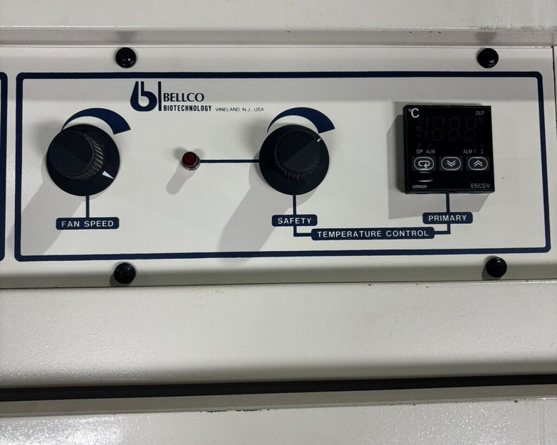 Bellco Glass Laboratory Roll-In Incubator Oven Chamber Powers On