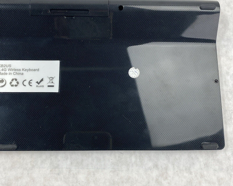 JoyAccess KB2US Slim Wireless Keyboard ONLY Gray with USB Dongle Receiver