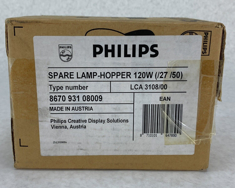 PHILIPS Projection Lamp Hopper LCA 3108 w/ Housing, NEW
