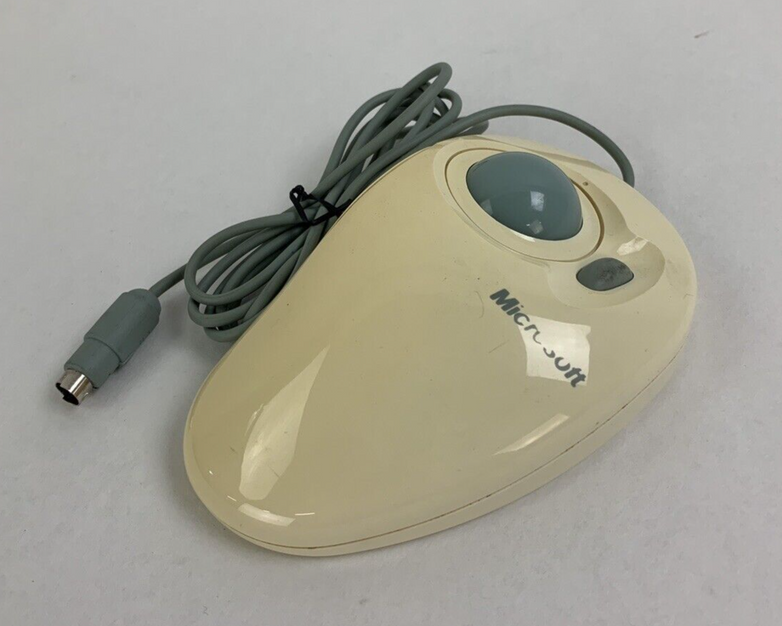 Microsoft X03-09209 Intellimouse Trackball PS/2 Vintage Tested