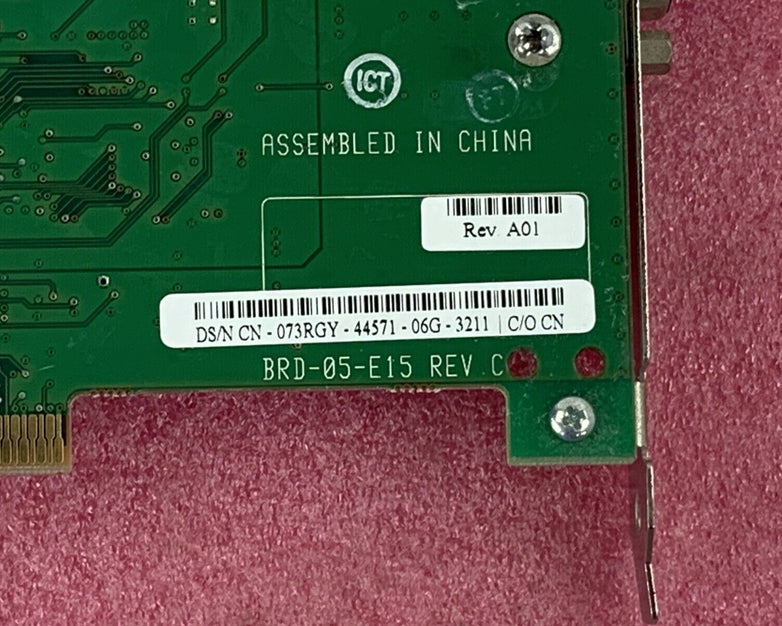 Dell 73RGY Dell 32MB nVIDIA M64 AGP Video Card