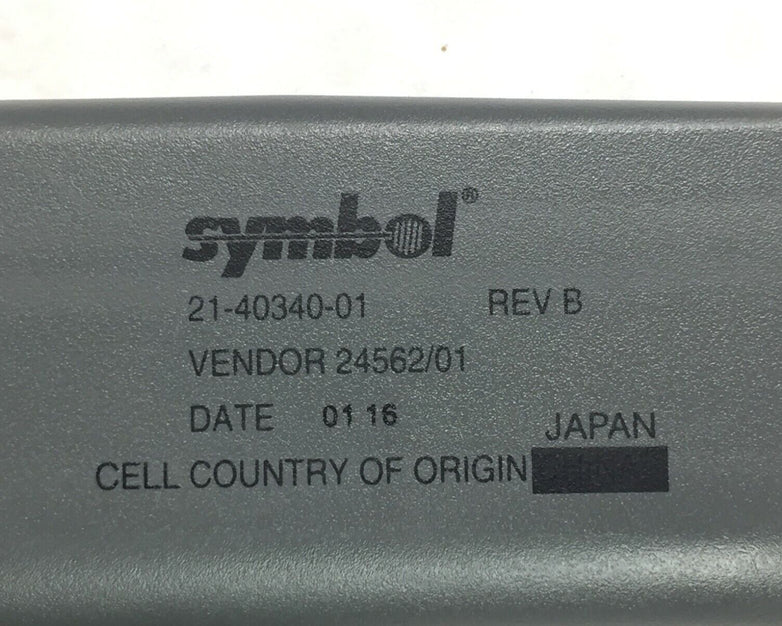 Symbol Rechargeable Battery 21-40340-01 Lot of 2