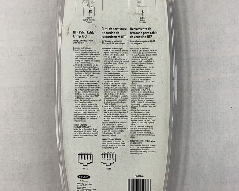 Belkin UTP Patch Cable Crimp Tool