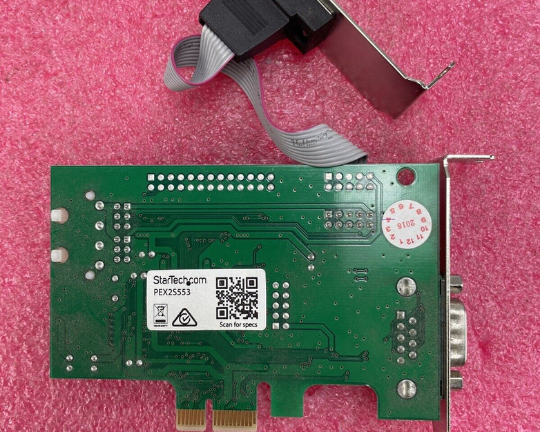 Startech 2 Port PCIe RS-232 Serial Card Low Profile PEX2S952LP 16950 UART