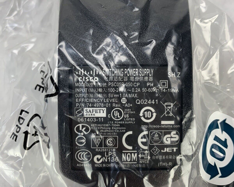 Cisco CP-PWR-7921G-NA 7921G-NA Power Supply