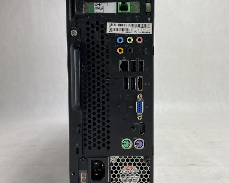 Acer Aspire X1300 AMD Athlon 7450 2.4GHz 8GB RAM No HDD No OS