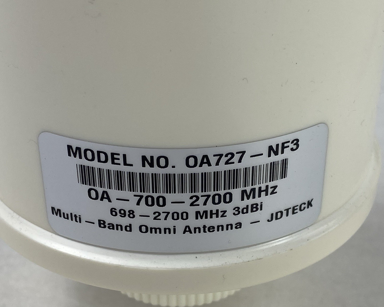JDTeck Model 0A727-NF3 0A-700-2700 MHz Multi-Band Omni Antenna