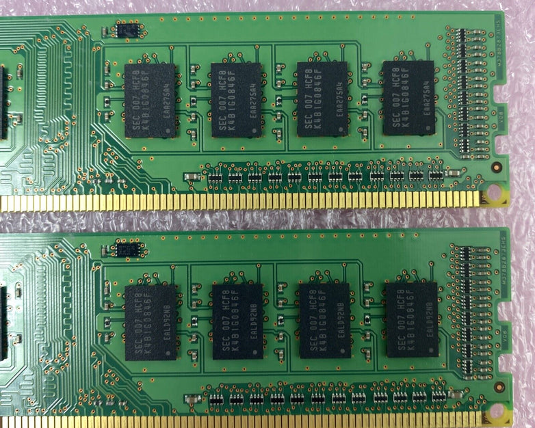 Lot( 2 ) 1GB Samsung M378B2873FHS-CF8 1Rx8 PC3-8500U Desktop RAM Memory