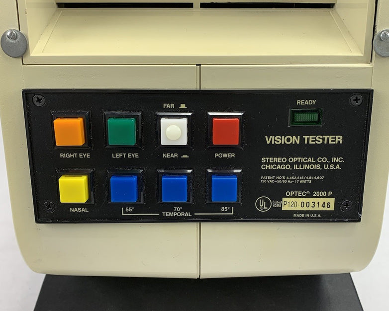 Stereo Optical Optec 2000P Vision Tester - Parts or Repair w/ Cover