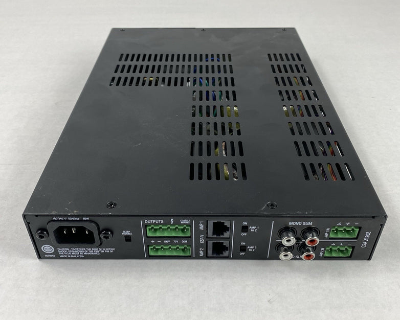 JBL CSA 2120Z Drivecore 2-Channel Power Amplifier with Power Cord Power Tested