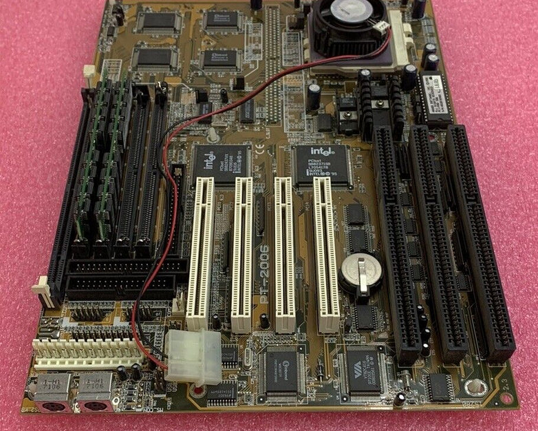 Asus PT-2006 Motherboard Intel Pentium 166MHz 16MB RAM No Shield