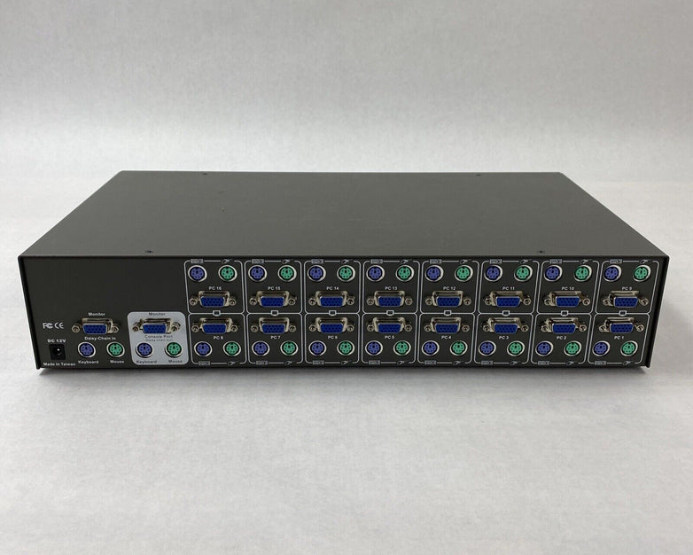 D-Link DKVM-16 PS/2 16-Port KVM Keyboard Video Mouse Switch