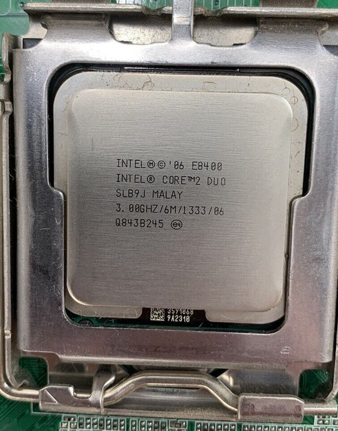 Dell OG214D Motherboard Intel Core 2 Duo E8400 3.00GHz 2GB RAM w/ Shield