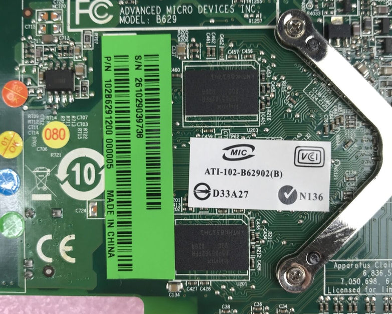 ATI Radeon B629 109-B62941-00 PCI-E Video Graphics Card 4.F3 (Lot of 5)