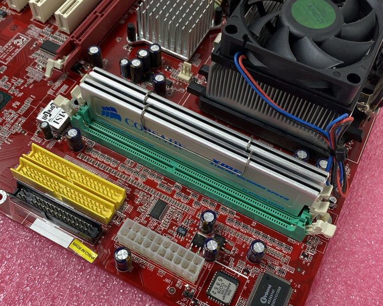 MSI 6702 Motherboard AMD Athlon 64 3400t 2.4GHz 1GB RAM w/ Shield