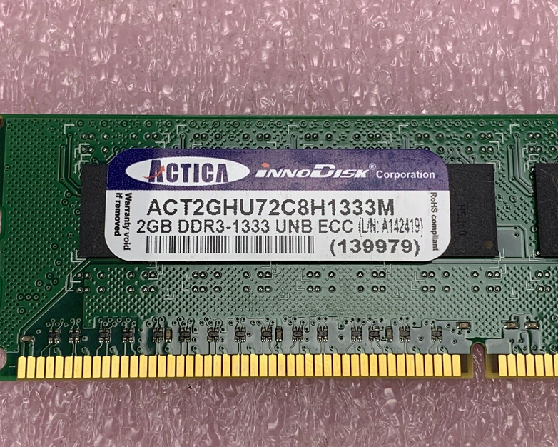 ACTICA ACT2GHU72C8H1333M 8GB Kit 4X2GB PC3-10600 DDR3-1333 CL9 ECC UNB DIMM