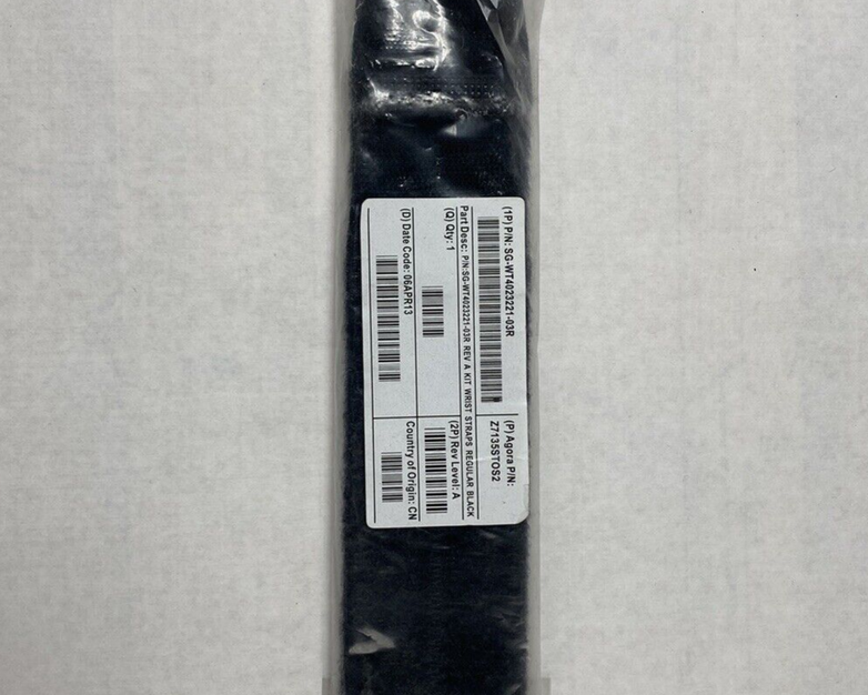 Lot of 3 Genuine OEM Zebra SG-WT4023221-03R 10" Black Wrist Straps