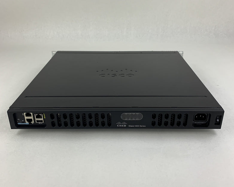 Cisco ISR4331/K9 Router Tested Reset W/ Rack Ears and NO Licenses