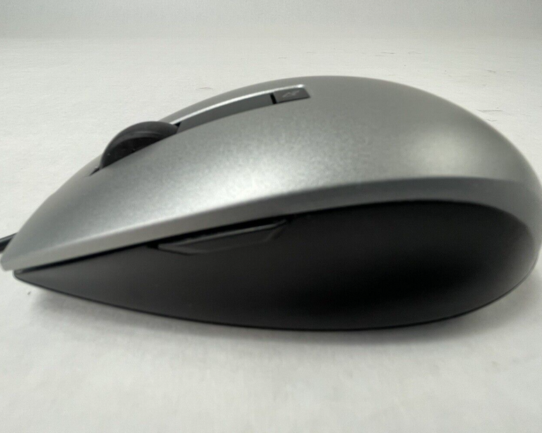 Dell M-UAV-DEL8 Silver USB Optical Scroll Mouse with 6 Buttons 4K93W Lot of 4
