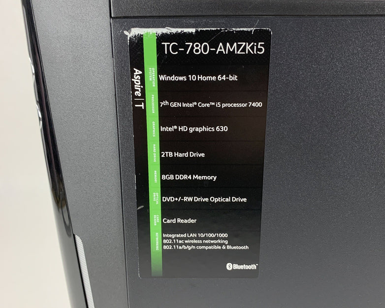Acer Aspire TC-780 MT Desktop Intel Core i5-7400 8 GB Ram No OS No HDD