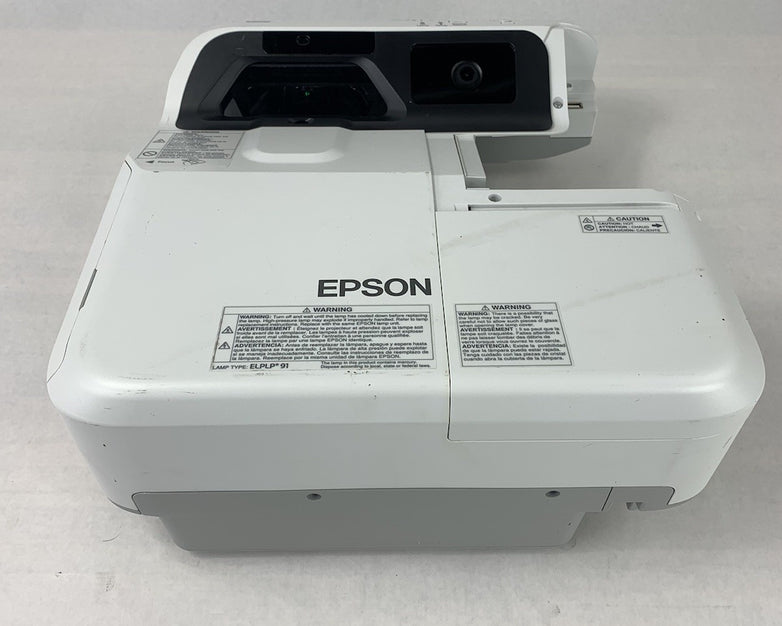 Epson H741A BrightLink 685Wi LCD Projector 2428 Lamp Hours - Missing Port Cover