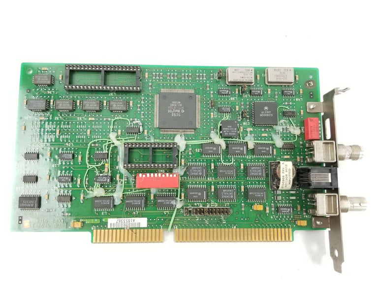 Wang Dual Coax Network Card 9754-1 16-bit ISA Card