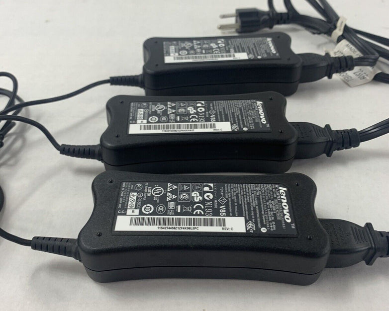 Lot 3 Lenovo ADP-65YB 65W 5.5x2.5mm AC Charger PA-1650-52LC
