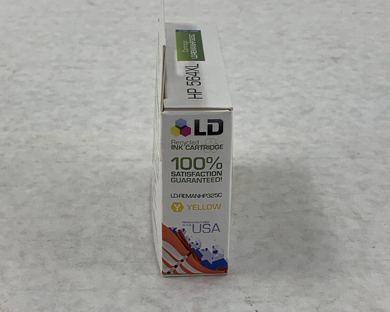 LD Yellow Ink Cartridge for HP 564XL Factory Sealed