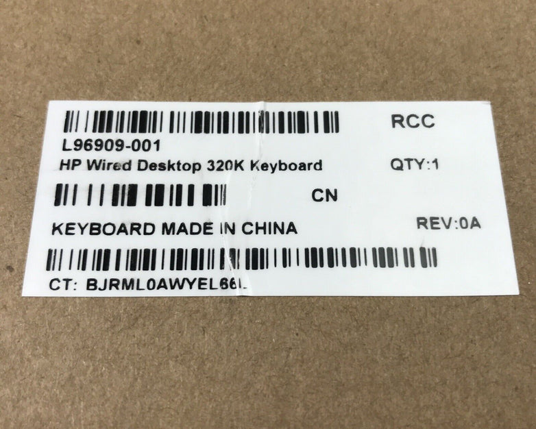 HP L96909-001 Wired USB Keyboards (Lot of 3)