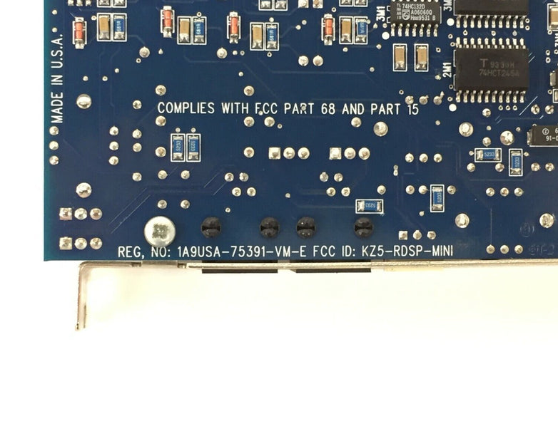 Rhetorex RDSP-M5C 4 Port ISA Voice Card 19USA-75391-VM-E