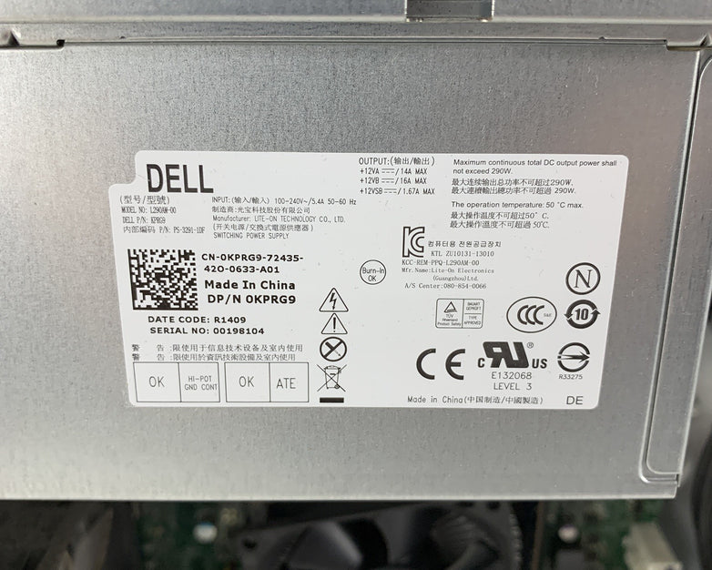 Dell Optiplex 3020 MT Intel Core i5-4570 3.2 GHz 4 GB RAM No HDD No OS