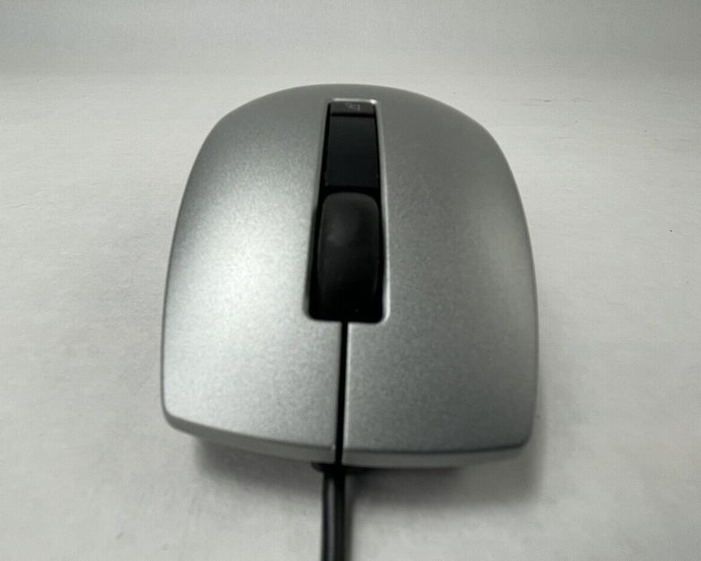 Dell M-UAV-DEL8 Silver USB Optical Scroll Mouse with 6 Buttons 4K93W Lot of 4