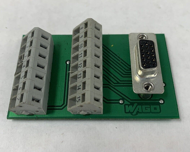 WAGO 50036611 15 Pin Hi-Density D-Sub PCB-164 Jet 3502 Connector