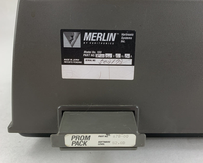 Merlin 100 by Varitronics Video Tape Equipment Bad Roller Powers On