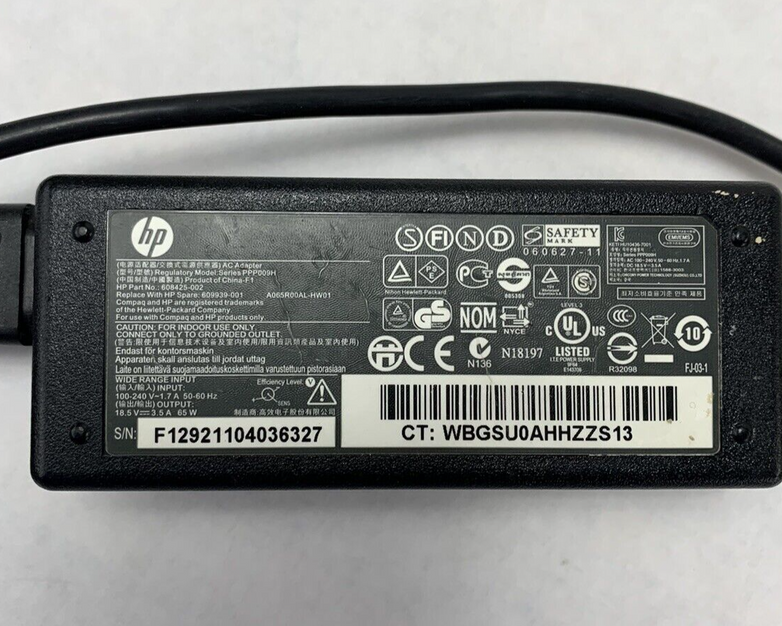 Lot of 2 HP AC Adapter 608425 and 744481-003