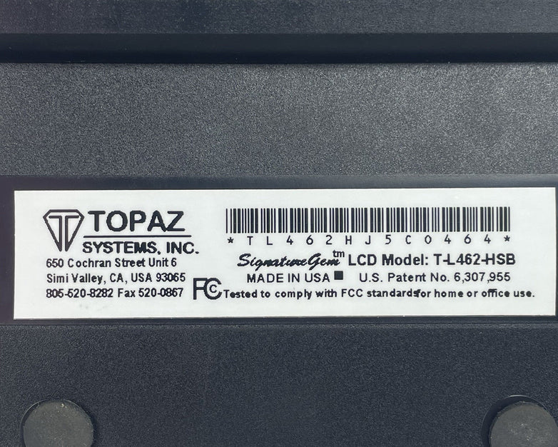 Topaz T-L462-B-R LCD Signature Pad For Parts