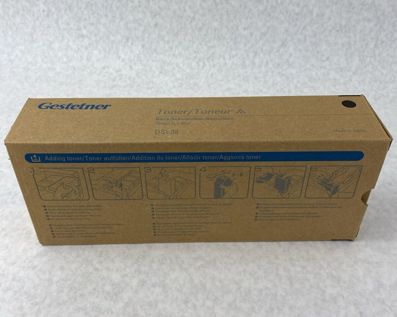 Genuine Gestetner DSc38 Black Toner 550g 885380